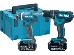 Brushed Makita drill/impact set with charger - DLX2131J £177 @ FFX