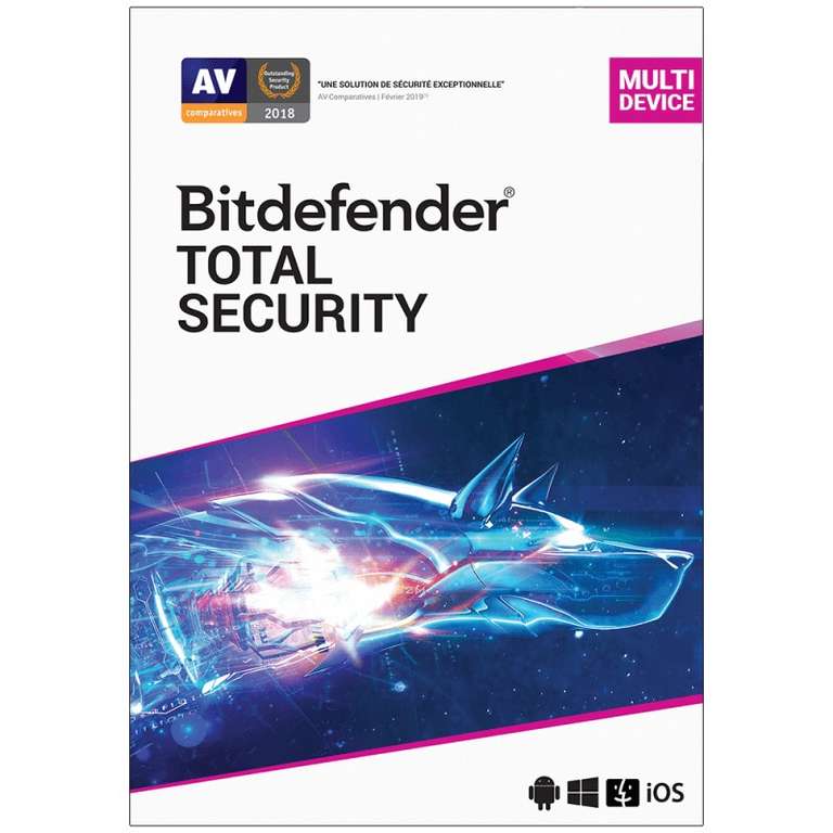 Bitdefender Total Security - Best AV in the business Free - 5-computer 6-month license @ Sharewareonsale
