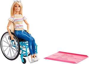 Barbie GGL22 Doll and Wheelchair, Blonde - £11.86 (+£4.49 Non Prime) @ Amazon