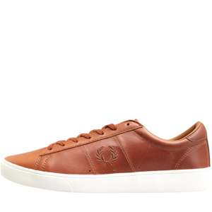 Fred Perry Spencer Waxed Leather Trainers Now £14.99 Delivery is £4.99 or Free with delivery pass / £75 spend @ MandM Direct
