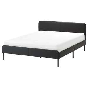 SLATTUM Upholstered King size bed frame £99 instore (or +£40 delivery) @ Ikea