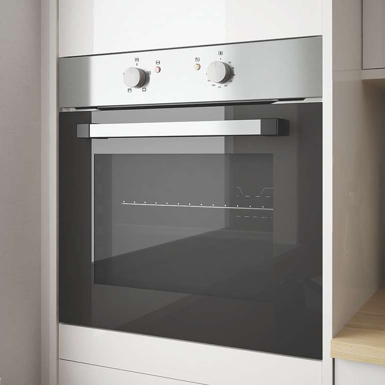 CSB60A Built- In Single Electric Oven Stainless Steel 595 x 595mm £99.99 @ Screwfix