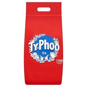 TYPHOO TEA 1100 one cup Teabags £7.75 / £7.36 S&S (Prime) + £4.49 (non Prime) at Amazon