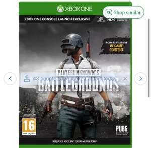 PlayerUnknown's Battlegrounds Full Xbox One Game - £2.99 (+ Free Click + Collect) @ Argos