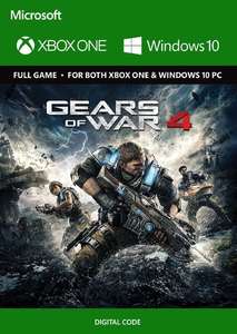 GEARS OF WAR 4 XBOX ONE/PC - DIGITAL CODE £5.29 @ CDKeys
