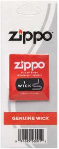 Zippo Genuine Replacement Wick £1 ( + £4.49 Non Prime) @ Amazon