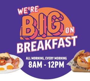 Free Breakfast When You Wear Your Pyjamas (Friday 11th June to Sun 13th June) 50 free participating breakfasts per site @ Hungry Horse