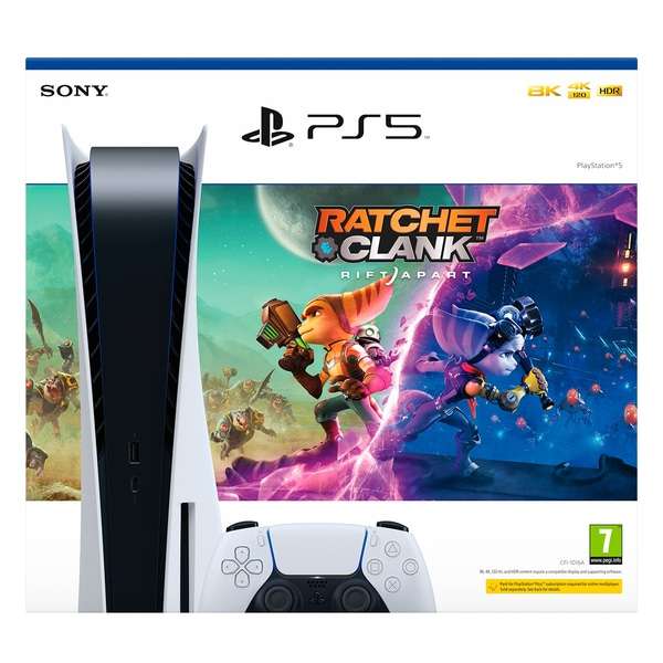 Ratchet & Clank Rift Apart PlayStation 5 Console Bundle (disc) £509.99 Free Click & Collect @ Smyths Toys