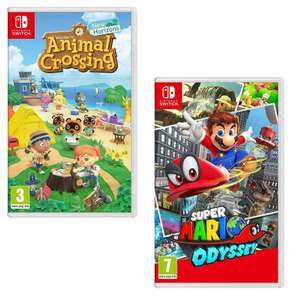 Animal Crossing: New Horizons /Super Mario Odyssey For Nintendo Switch - £32 each using code @ AO / eBay (UK mainland)