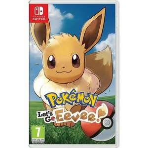 Nintendo Switch Pokemon: Let's Go! Eevee! £30.40 - AO/eBay (UK mainland)