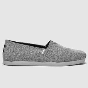 TOMS black alpargata 3.0 repreve shoes size 11 - £16.99 + free Click and Collect at Schuh