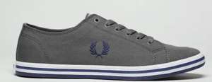 Fred Perry dark grey kingston twill trainers Size 10 - £29.99 at Schuh Free click & collect