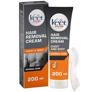 Veet Men Hair Removal Cream, 200 ml - £3.99 (+£4.49 NP) @ Amazon