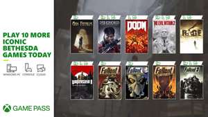 Xbox Game Pass Additions - Doom, The Evil Within 2, Fallout 3, Fallout 76 Steel Reign & More (10 Bethesda Classic titles)