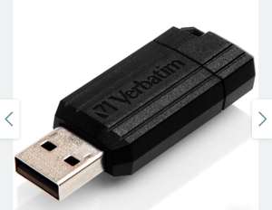 Verbatim PinStripe USB 2.0 Drive 64GB - Black - £7.99 @ Robert Dyas (Free Click+Collect)