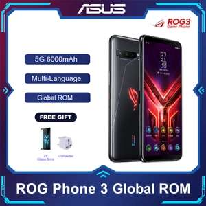 ASUS ROG Phone 3 5G Smartphone Snapdragon 865 12GB/128GB 6000mAh NFC Android Q 144Hz £303.62 delivered @ Ali Express / Asus Authorised Store