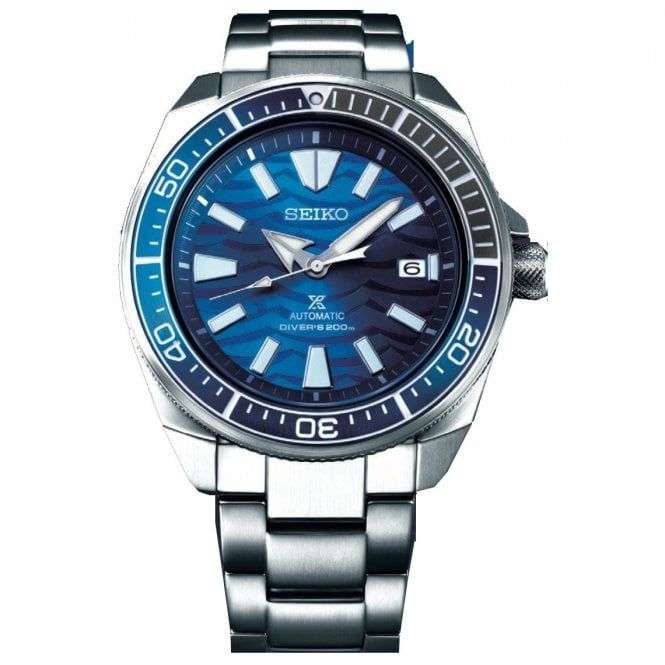 Seiko Men's Prospex Samurai Save The Ocean Automatic Diver's Bracelet Watch SRPD23K1 £340 @ Watcho