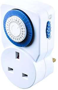 Masterplug TMS24-MP Energy Saving Daily Mechanical, White, normal - £4.99 Prime (+ £4.49 Non Prime) @ Amazon