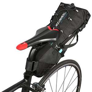 Lixada Bicycle seat bag Waterproof Bike Bag Bicycle Saddle Bag 3 10 litres - £13.99 (+£4.49 nonPrime) Sold by Docerlay & Fulfilled by Amazon