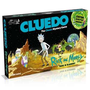 Cluedo Mystery Board Game - Rick and Morty Edition £15.99 delivered with code at Zavvi