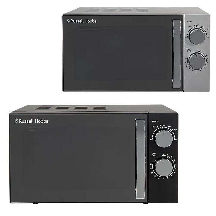 Russell Hobbs RHM1721BC (Black) or RHM1721SC (Silver) 17L Microwave - £45 (free click & collect) @ George