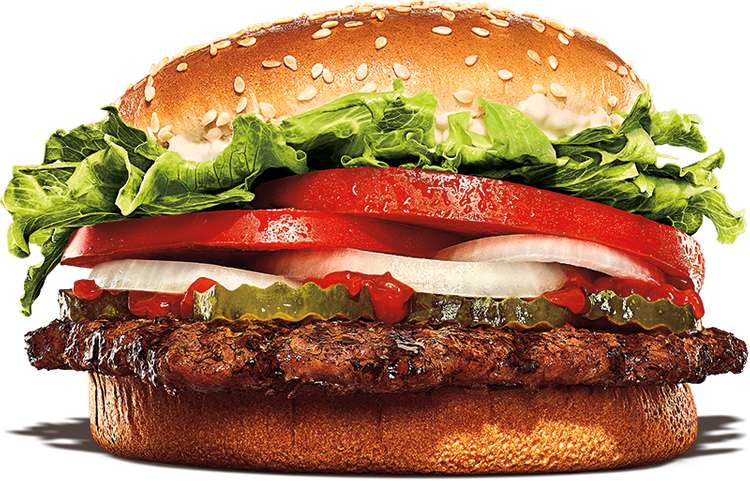 Free Whopper With Purchase Over £1 on First Click & Collect Order @ Burger King