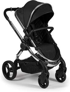 iCandy Peach Pushchair and Carrycot Set, Chrome Black Twill £585 with code Amazon Prime Exclusive