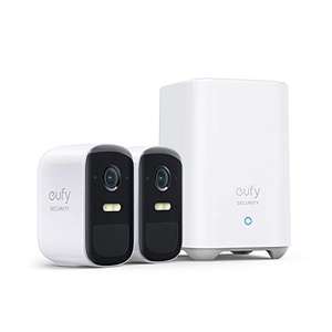 eufy Security 2C Pro 2K resolution Dual camera Kit for £209.99 delivered (Prime exclusive), Sold by AnkerDirect UK and Fulfilled by Amazon