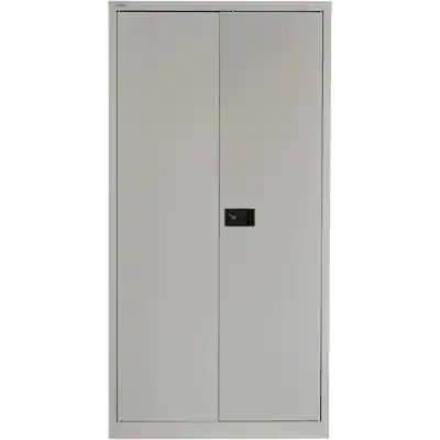 Bisley Regular Door Cupboard Lockable with 3 Shelves Steel E722A03av4 914 x 400 x 1806mm Goose Grey £107.73 with code @ Viking Direct