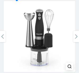 Salter EK2827 3-in-1 Chopper Whisk and Blender Set 350W - Black Free click and collect / £4.99 delivery @ Robert Dyas