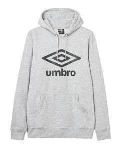 Active Style Large Logo Hoodie - Grey Marl / Black - £12 (+£3.95 Delivery) @ Umbro