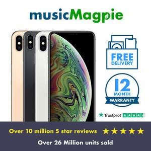 iPhone XS Max 64GB (Refurbished - Good) - £262.79 (Nectar) or £279.22 (Non-Nectar) @ Music Magpie eBay