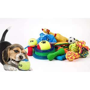 10 x Assorted Mystery Dog Puppy Training Toys £7 @ Yankee Bundles