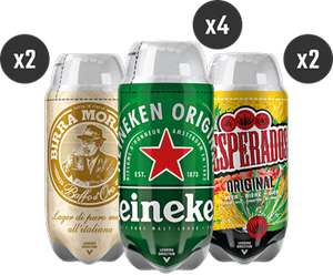 Beerwulf sub keg bundle - 4 x Heineken 2 x Baffo D'Oro 2 x Desperados £66.99 @ Beerwulf (UK The Sub)