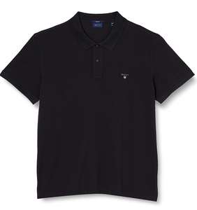 GANT Men's The Original Pique Ss Rugger Polo Shirt - XS size and black only - £20.81 (+£4.49 non-Prime) @ Amazon