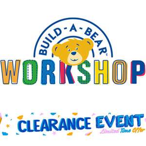 Clearance Event - Up To 50% Off Bears / Costumes / Sounds / T-shirts / Accessories (Delivery £3.99) + More @ Build A Bear