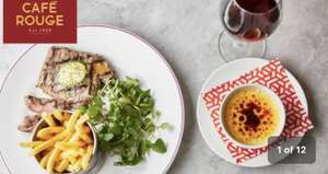 Two Course Meal for 2 at Cafe Rouge £24.95 @ Groupon