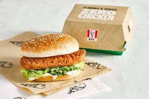 KFC Vegan Monday: Vegan Burger £2.74 on Mondays (Additional Fees apply & selected locations) @ Uber Eats