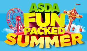 Asda Fun-Packed Summer - Free Entry Vouchers to venues across the UK eg Drayton Manor, ZSL London Zoo (£50 minimum spend) at Asda or George
