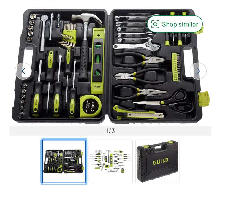 Guild 60 Piece Tool Kit £28 (free click & collect) @ Argos