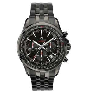 Accurist Men's Black Stainless Steel Bracelet Watch £48.99 click & collect @ Argos