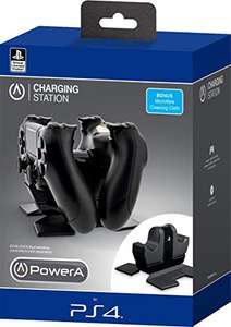 PowerA Officially Licensed Mains Powered DualShock 4 Charging Dock (with AC Adaptor) (PS4) £7.99 (Prime) + £4.49 (non Prime) at Amazon