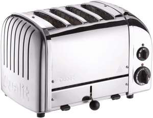 Dualit Classic 4 Slot Toaster With Sandwich Cage, Polished Stainless Steel - £154.99 @ Costco