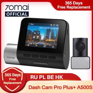 70mai A500S Dual Dash Cam Pro Plus+/1944P/GPS/24H Parking mode for £68 delivered (using code) @ AliExpress / 70mai Official Store