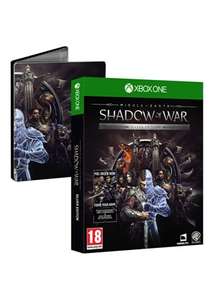 Middle-Earth Shadow of War Silver Edition - Steelbook & DLC (Xbox One) @ Base.com - £4.89 Delivered