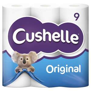 Cushelle 9 pack Toilet Rolls @ Tesco Braunton - £1.11