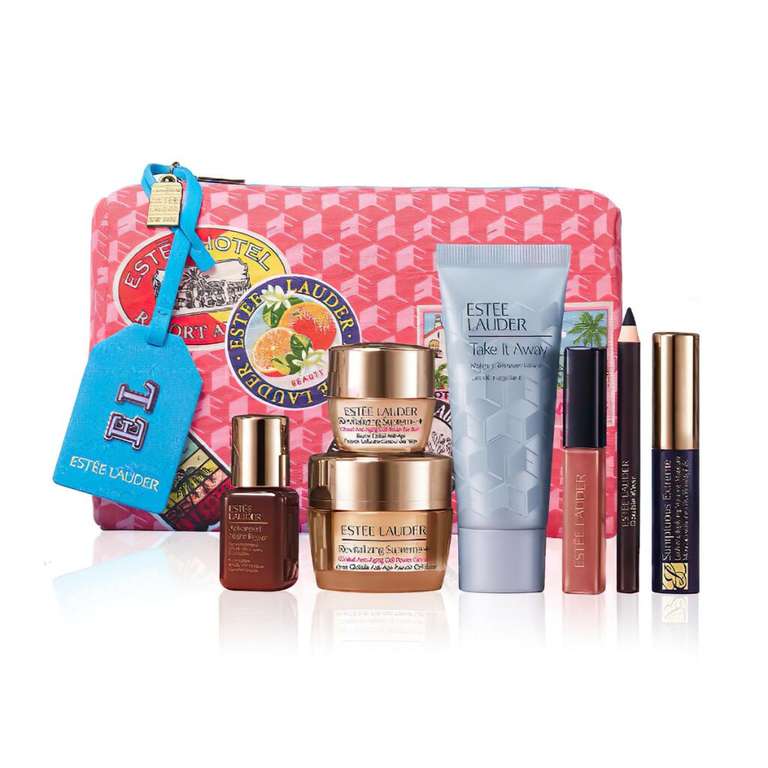 Free 7 piece gift when you purchase any Estee Lauder Foundation - from £28.90 with Code @ Boots