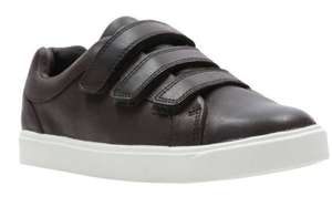 Clarks City Oasis Lo Kid Shoes in Brown, Navy, or Pink Leather - £12 with free click and collect from Clarks
