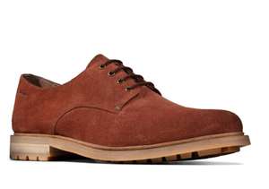 Clarks Foxwell Hall in British Tan suede or Black suede for £34 click & collect @ Clarks