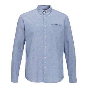 Esprit Men's blended linen casual shirt in blue or green for £17.25 delivered using code @ eBay / Cloving.shop
